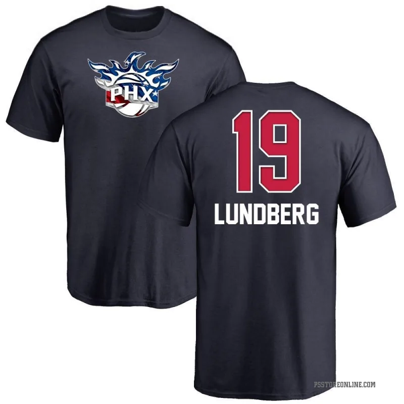 Gabriel Lundberg Men's Navy Phoenix Suns Name and Number Banner Wave T-Shirt