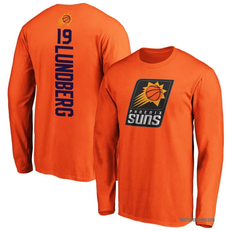 Gabriel Lundberg Men's Orange Phoenix Suns Backer Long Sleeve T-Shirt