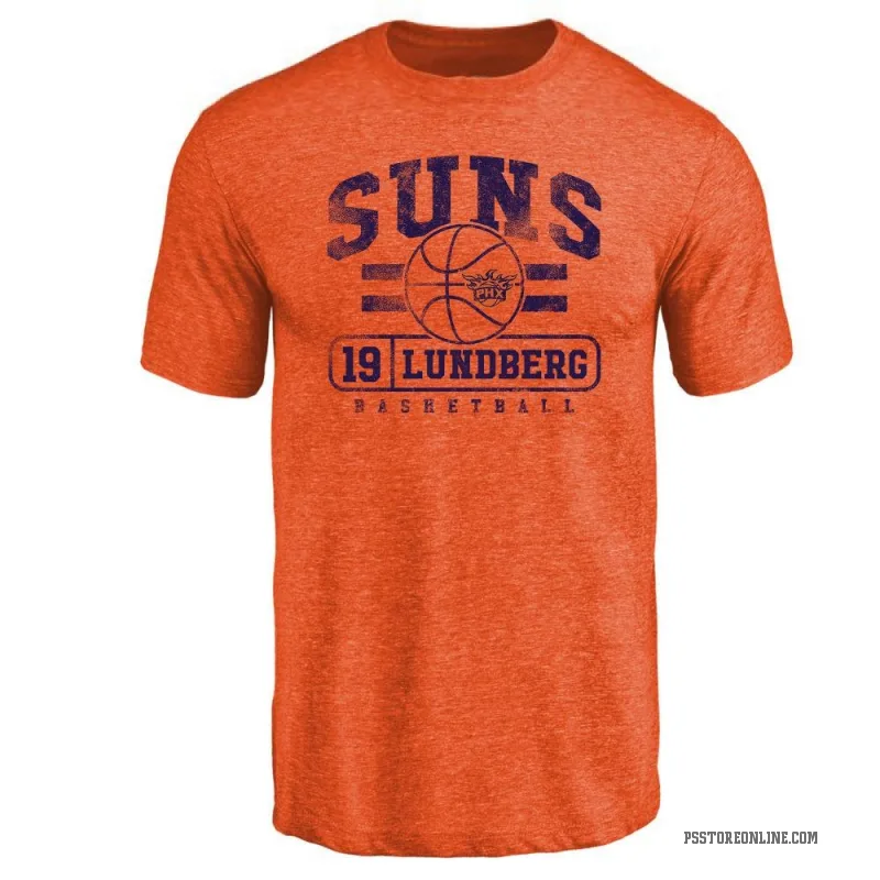 Gabriel Lundberg Men's Orange Phoenix Suns Baseline T-Shirt