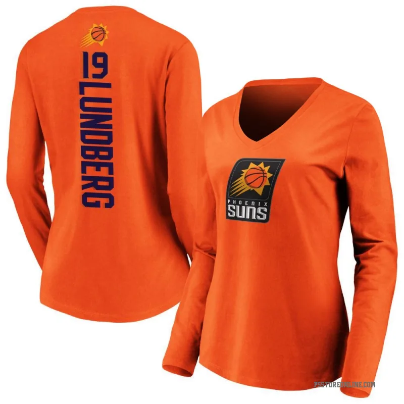 Gabriel Lundberg Women's Orange Phoenix Suns Backer Long Sleeve T-Shirt