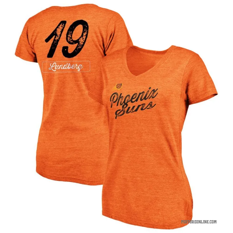 Gabriel Lundberg Women's Orange Phoenix Suns Sideline V-Neck T-Shirt