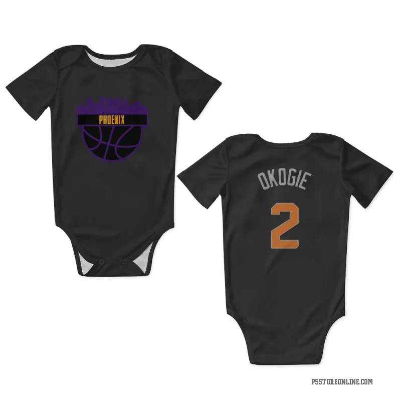 Josh Okogie Black Phoenix Suns Newborn & Infant Bodysuit