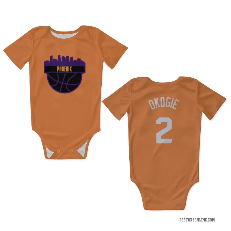 Josh Okogie Orange Phoenix Suns Newborn & Infant Bodysuit