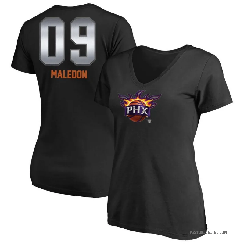 Theo Maledon Women's Black Phoenix Suns Midnight Mascot T-Shirt