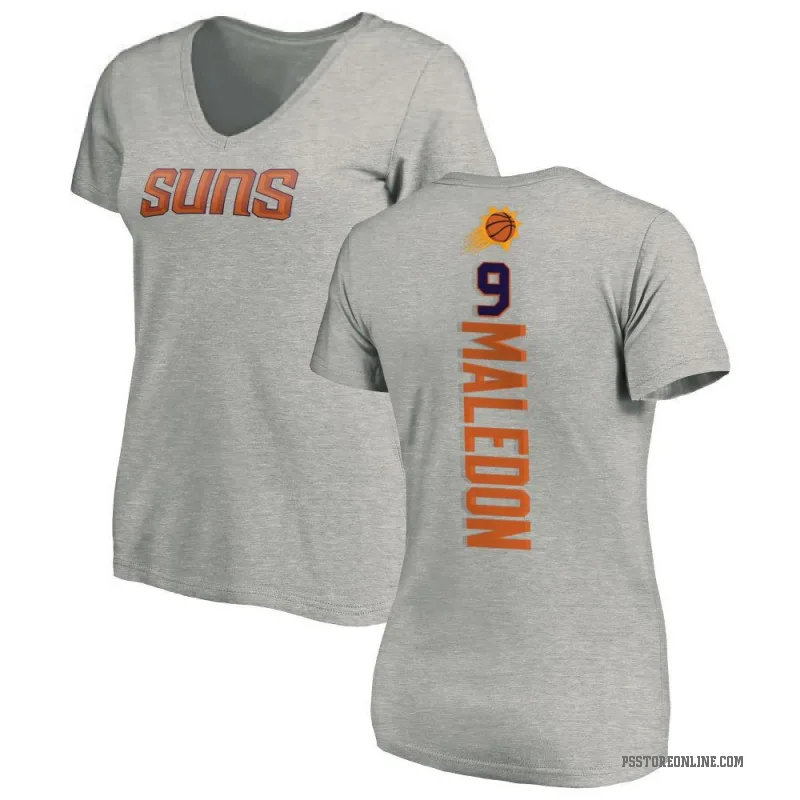 Theo Maledon Women's Phoenix Suns Ash Backer T-Shirt